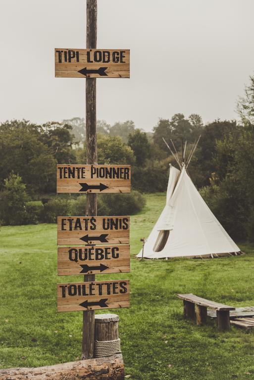 布吕隆 Les Tipis Du Bonheur De Vivre酒店 外观 照片